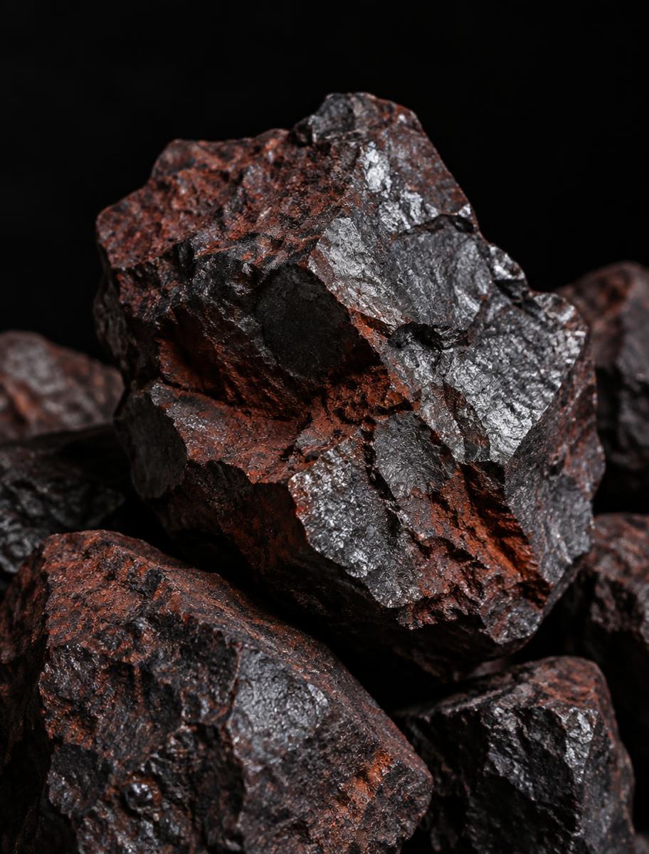 Representación visual: Mineral de hierro